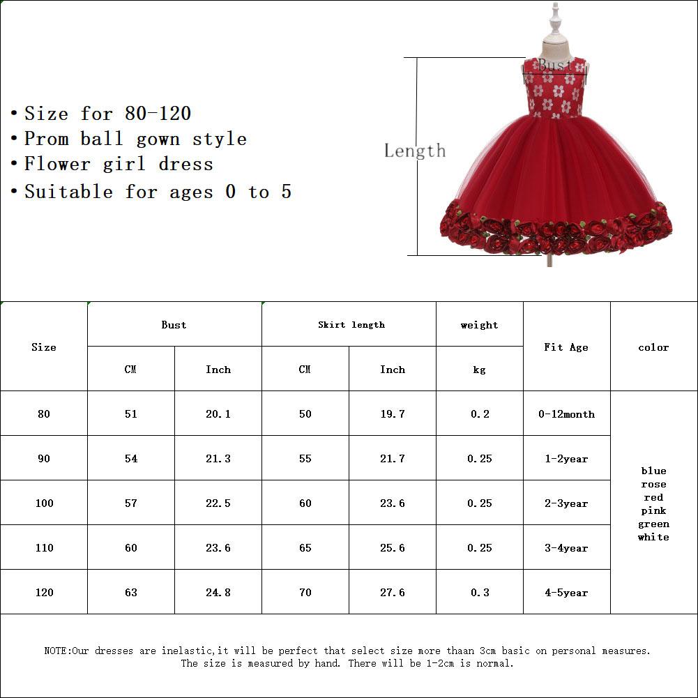 A Line Sleeveless Lace Flower Girl Dresses Below the knee Baby Dress with flower WLD0001