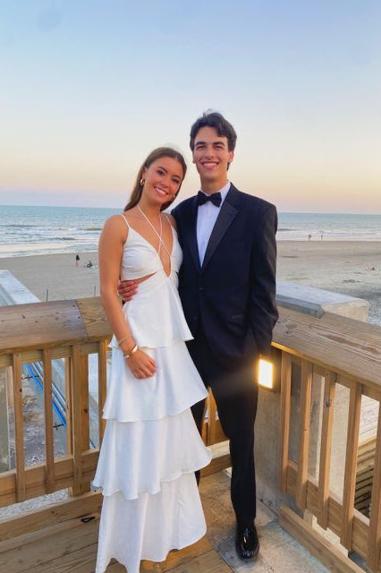 Gorgeous White Spaghetti Straps Long Prom Dress With Ruffles, Formal Dress WLD0240