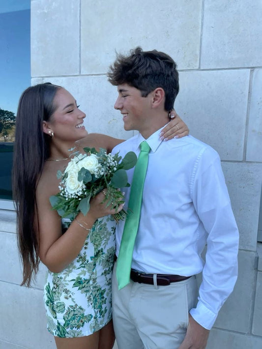 Short Green Bodycon Homecoming Dress, Cute Party Dress WLD0180