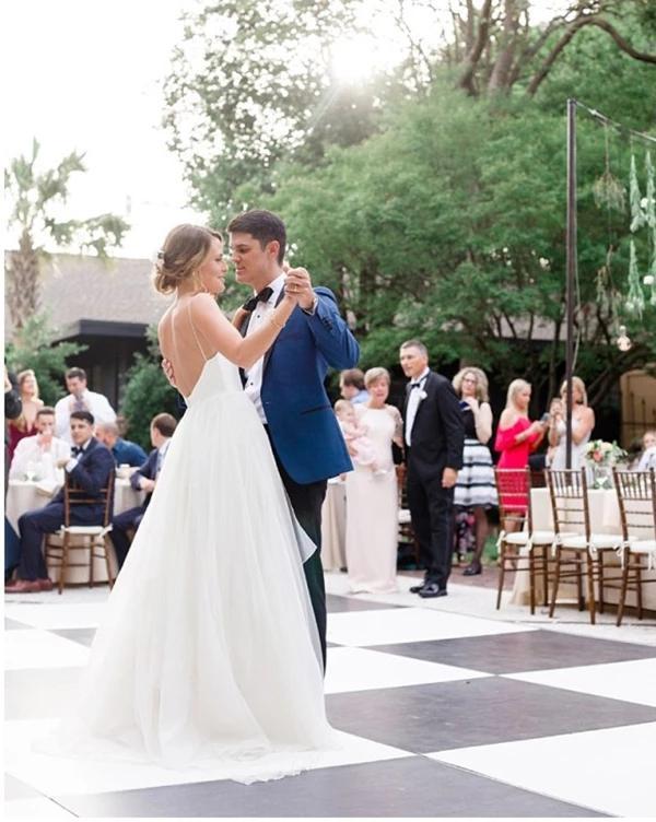 Simple V Neck Sleeveless Beach Wedding Dresses, Ivory Chiffon Beach Wedding Dresses WLD2503