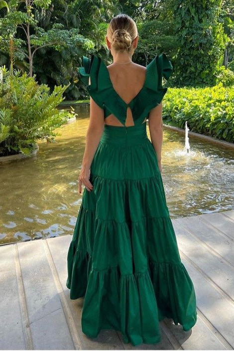 New Arrive Green Prom Dress, Evening Gown, Long Formal Dress WLD0244