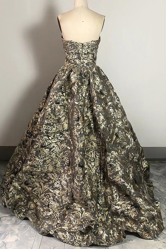 Simple Sweetheart  Long Prom Gown, A Line Evening Dress WLD0272